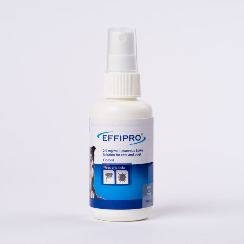 Virbac Effipro Tick and Flea Spray for Cats and Dogs 100ml