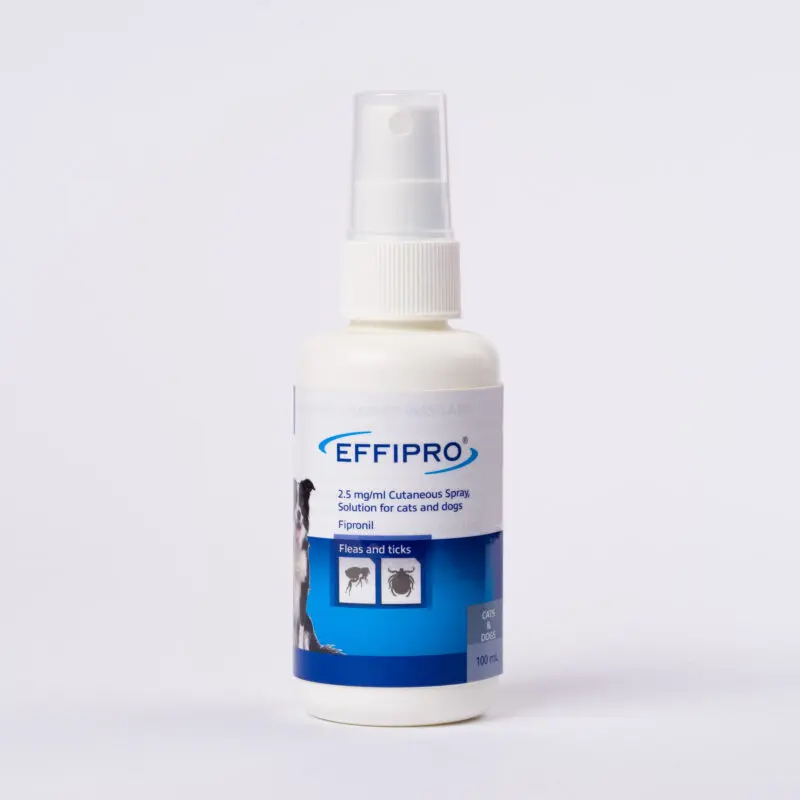 Virbac Effipro Tick and Flea Spray for Cats and Dogs 100ml