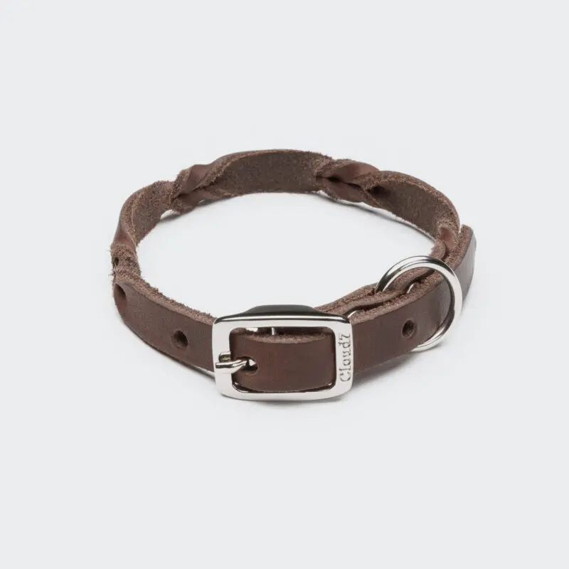 Cloud7 Dog Collar Riverlino Saddle Brown