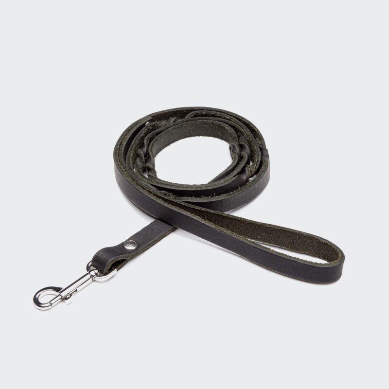 Cloud7 Dog Leash Riverlino with Hand Loop Black