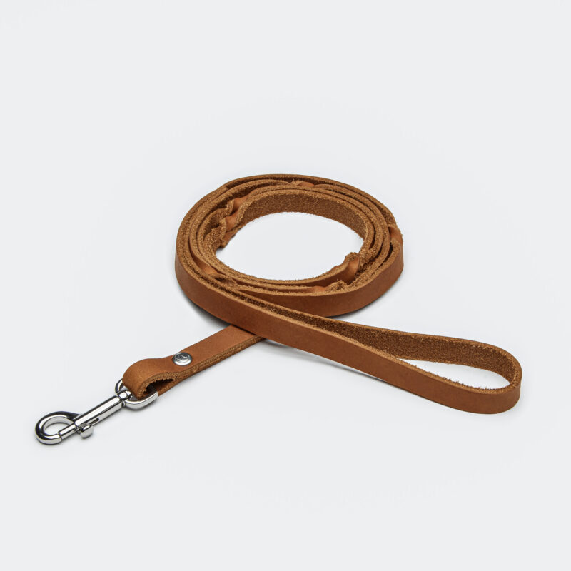 Cloud7 Dog Leash Riverlino with Hand Loop Camel