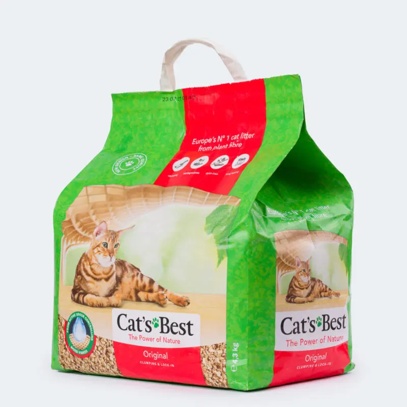 Cat’s Best Original Clumping Cat litter from plant fibre - 10l / 4.3kg